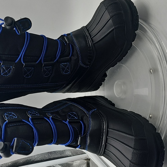B Dream Pairs kids boots Sz 13 Boys Winter Snow DUCK BOOTS blue Black N W/o Tags - Picture 8 of 8
